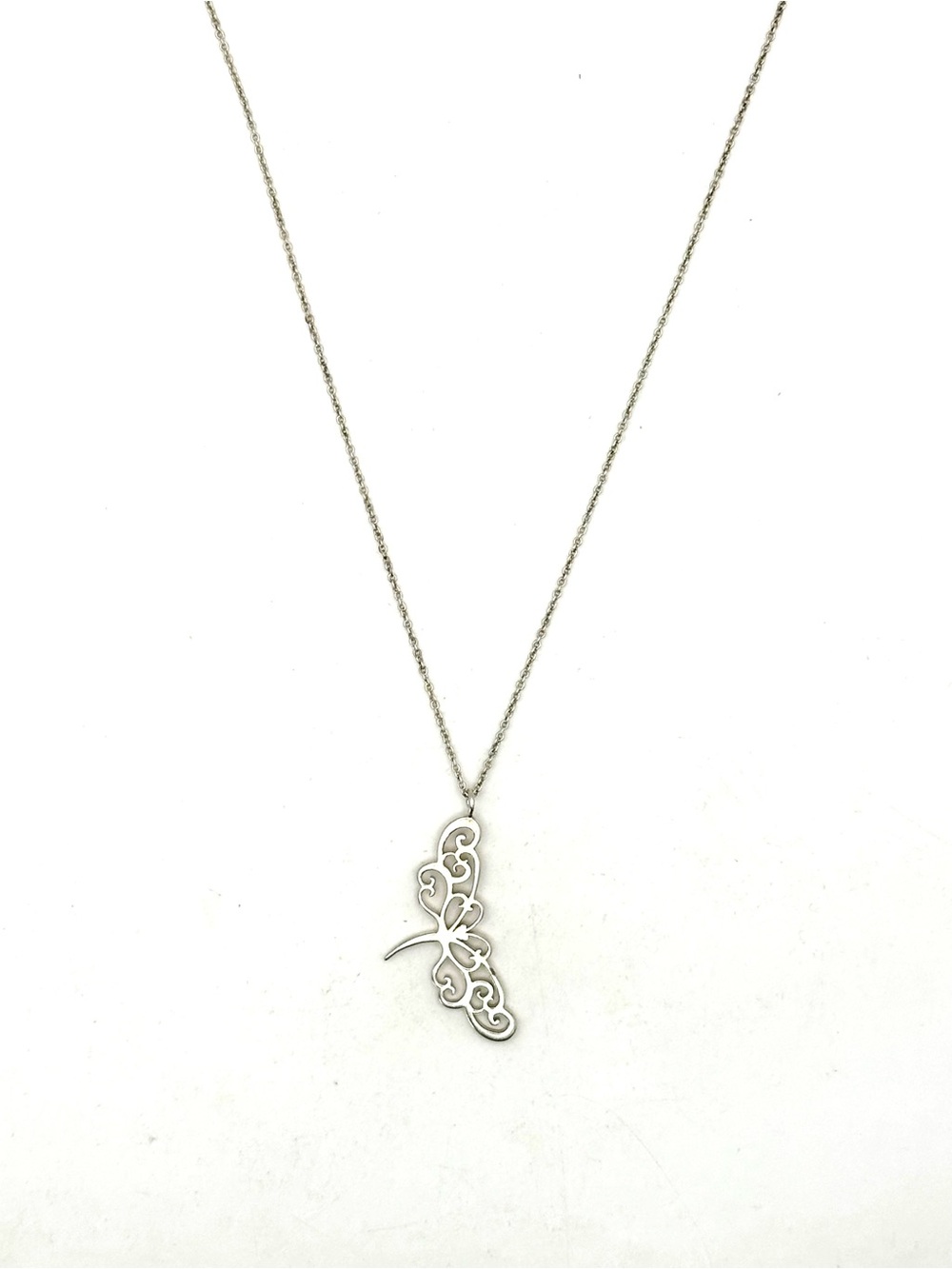 Tiffany & Co Sterling Silver Enchanted Dragonfly Pendant Necklace - Picture 4 of 7